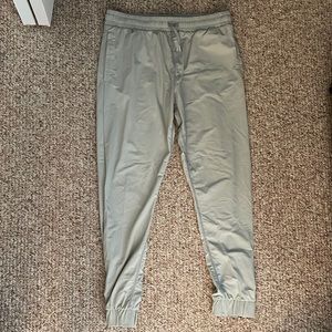 Women’s Zyia Everywhere Zipper Joggers - light grey